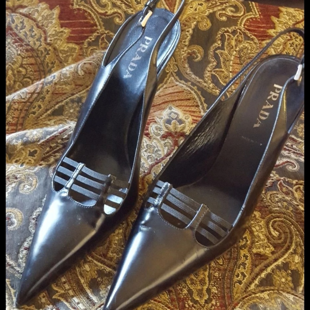 Prada slingback heels